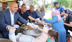 BELEDİYE İKRAM YAPTI