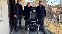 Engelliye destek - haberi