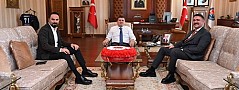 ESKİ VALİ ZİYARET ETTİ