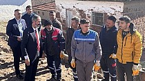 Saha ziyareti yaptı - haberi