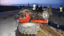 Traktör parçalandı - haberi