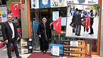 Türk bayraklı destek - haberi