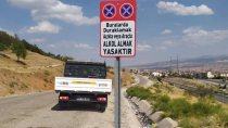 Uyarı levhası asıldı